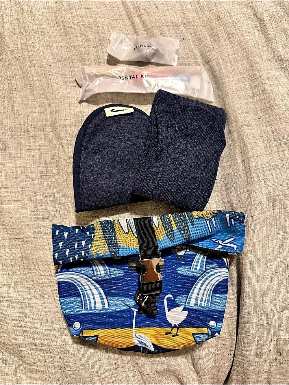 British Airways Club World Amenity Kit Battersea Park by Kit Boyd x Rise Art NEW
